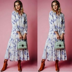 Free People Boho Floral Maxi Dress
